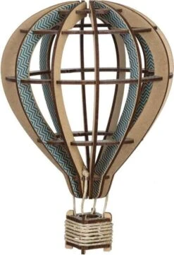 Maquette Montgolfière à  Monter Bleue Kelpi -Jouets Pour Enfants Maquette Montgolfiere a monter bleue Kelpi 2