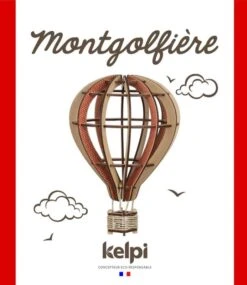 Maquette Montgolfière à  Monter Rouge Kelpi