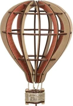 Maquette Montgolfière à  Monter Rouge Kelpi -Jouets Pour Enfants Maquette Montgolfiere a monter rouge Kelpi 2