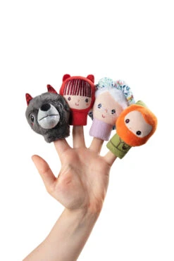 Marionnettes à Doigts Chaperon Rouge Lilliputiens -Jouets Pour Enfants Marionnettes a doigts Chaperon rouge Lilliputiens 1 1