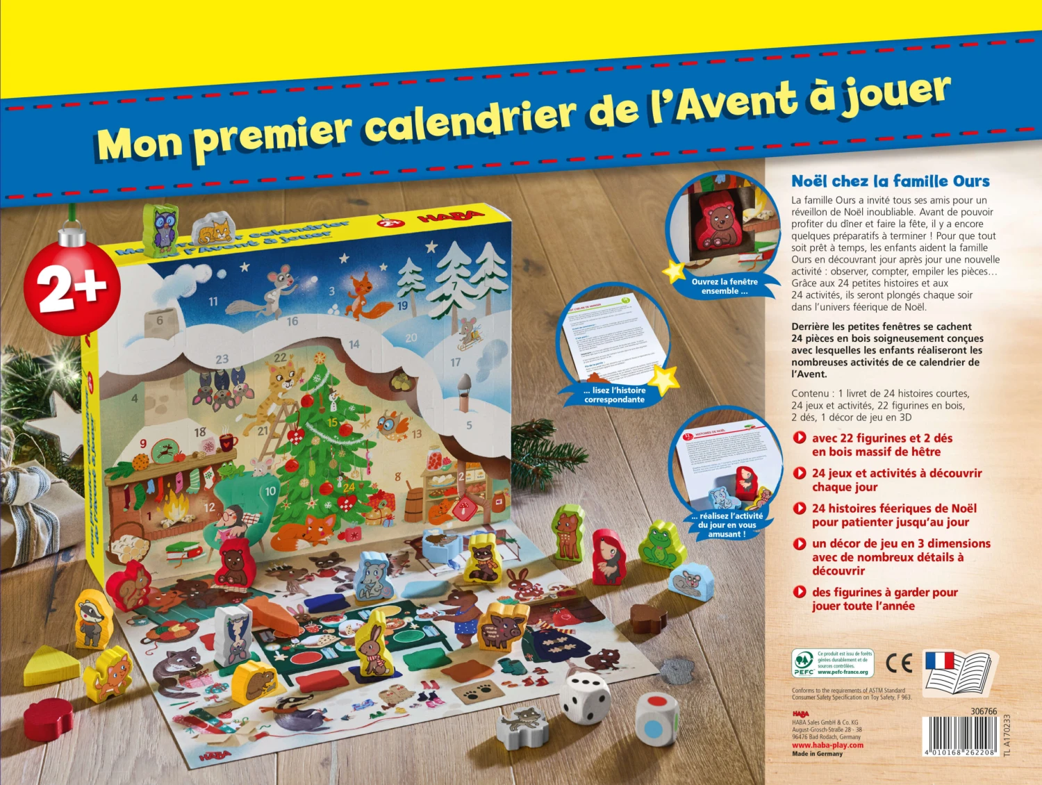 Mon Premier Calendrier De L’Avent - Noël Chez La Famille Ours Haba – Image 5