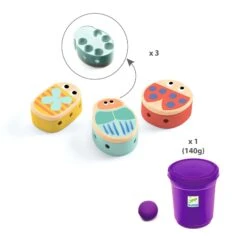 Pâte à Modeler Et Formes Mapatabestioles Djeco -Jouets Pour Enfants Pate a modeler et formes Mapatabestioles Djeco 2