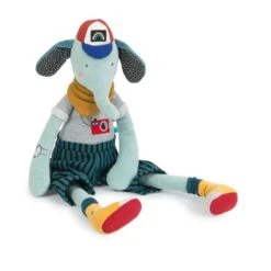 Peluche éléphant Pablo Les Broc'n Rolls Moulin Roty -Jouets Pour Enfants Peluche elephant Pablo Les Broc n Rolls Moulin Roty 2