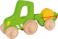 Petit Tracteur En Bois Avec Remorque Goki