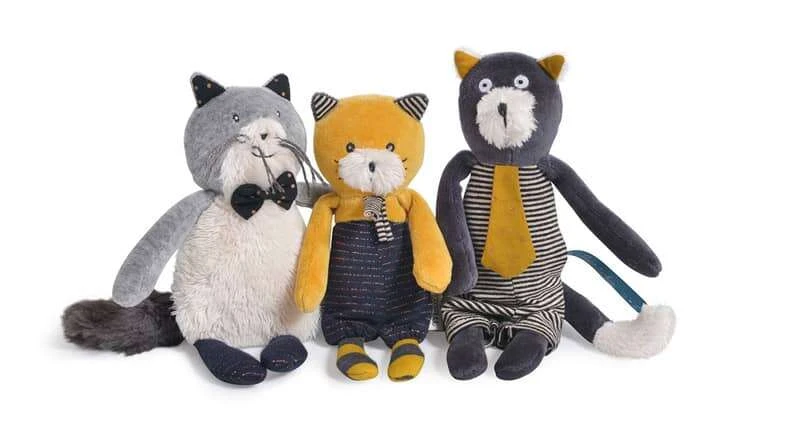 Miniature Chat Gris Alphonse Les Moustaches Moulin Roty – Image 2