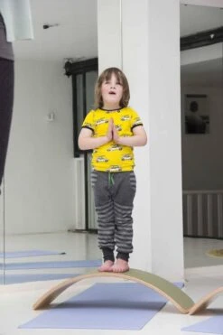 Planche D'équilibre Avec Feutrine Bleu Ciel Starter Wobbel -Jouets Pour Enfants Planche d equilibre avec feutrine bleu ciel Starter Wobbel 12