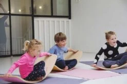 Planche D'équilibre Avec Feutrine Bleu Ciel Starter Wobbel -Jouets Pour Enfants Planche d equilibre avec feutrine bleu ciel Starter Wobbel 5