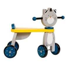 Porteur Bois Chat Les Moustaches Moulin Roty -Jouets Pour Enfants Porteur bois chat Les Moustaches Moulin Roty 2 1