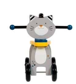 Porteur Bois Chat Les Moustaches Moulin Roty -Jouets Pour Enfants Porteur bois chat Les Moustaches Moulin Roty 4 1