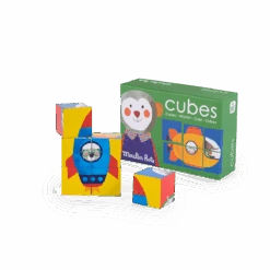 Puzzle 6 Cubes Les Popipop Moulin Roty -Jouets Pour Enfants Puzzle 6 cubes Les Popipop Moulin Roty