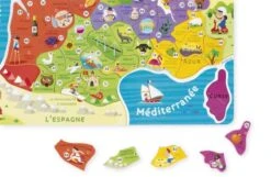Puzzle France Magnétique 93 Pcs Janod -Jouets Pour Enfants Puzzle France magnetique Janod 3