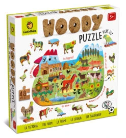 Puzzle En Bois La Ferme 48 Pièces Ludattica