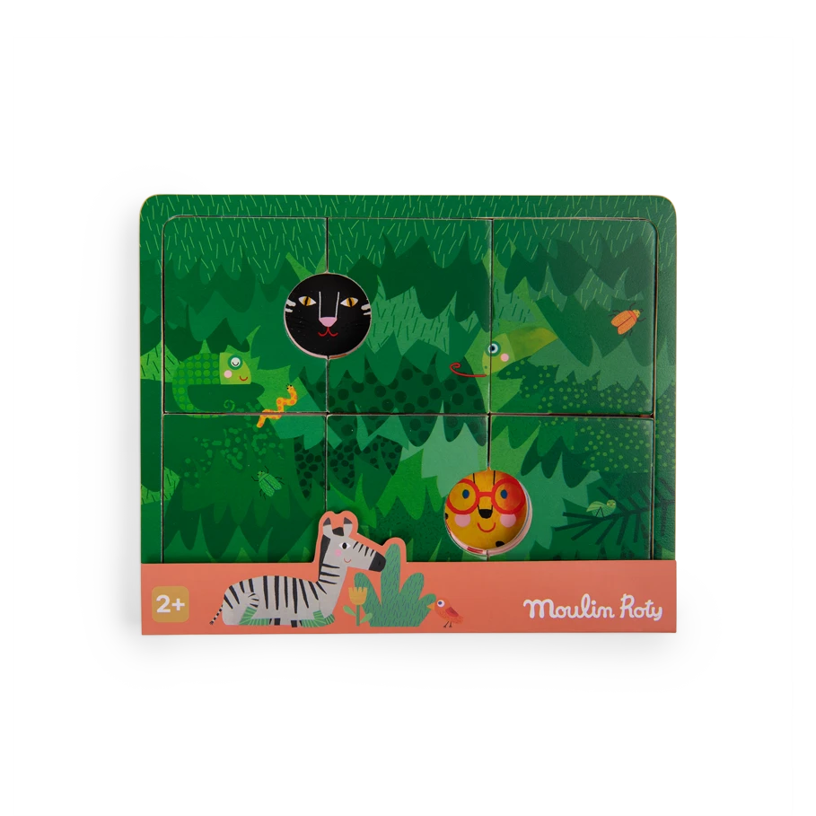 Puzzle En Bois à 3 étages Les Toupitis Moulin Roty