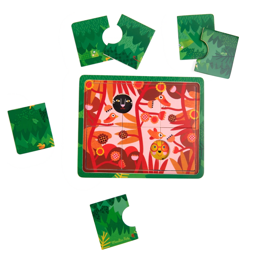 Puzzle En Bois à 3 étages Les Toupitis Moulin Roty – Image 3