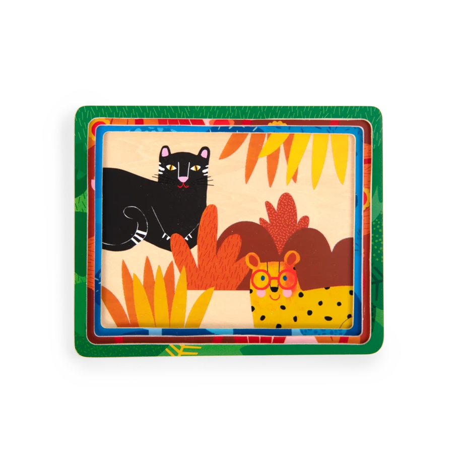 Puzzle En Bois à 3 étages Les Toupitis Moulin Roty – Image 5