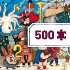 Puzzle Gallery Fantasy Orchestra 500 Pcs Djeco -Jouets Pour Enfants Puzzle gallery Fantasy orchestra 500 pcs Djeco 2