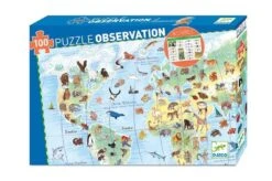 Puzzle Découverte Les Animaux Du Monde 100 Pcs Djeco