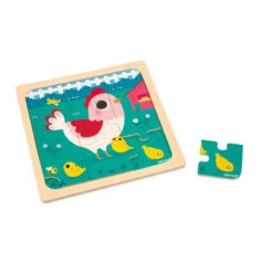 Puzzle Trio En Bois Animaux Janod -Jouets Pour Enfants Puzzle trio en bois Animaux Janod 2