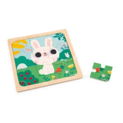 Puzzle Trio En Bois Animaux Janod -Jouets Pour Enfants Puzzle trio en bois Animaux Janod 3