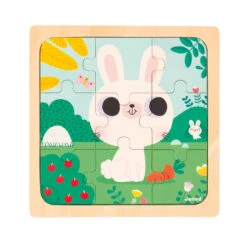 Puzzle Trio En Bois Animaux Janod -Jouets Pour Enfants Puzzle trio en bois Animaux Janod 5