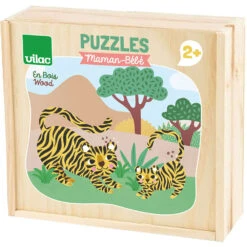 Puzzles En Bois Maman-bébé Vilac Vilac