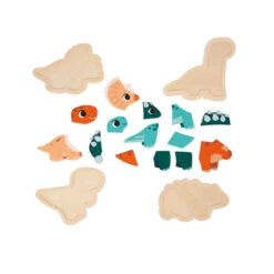 Set De 4 Puzzles évolutifs Dinosaure Janod -Jouets Pour Enfants Set de 4 puzzles evolutifs Dinosaure Janod 7