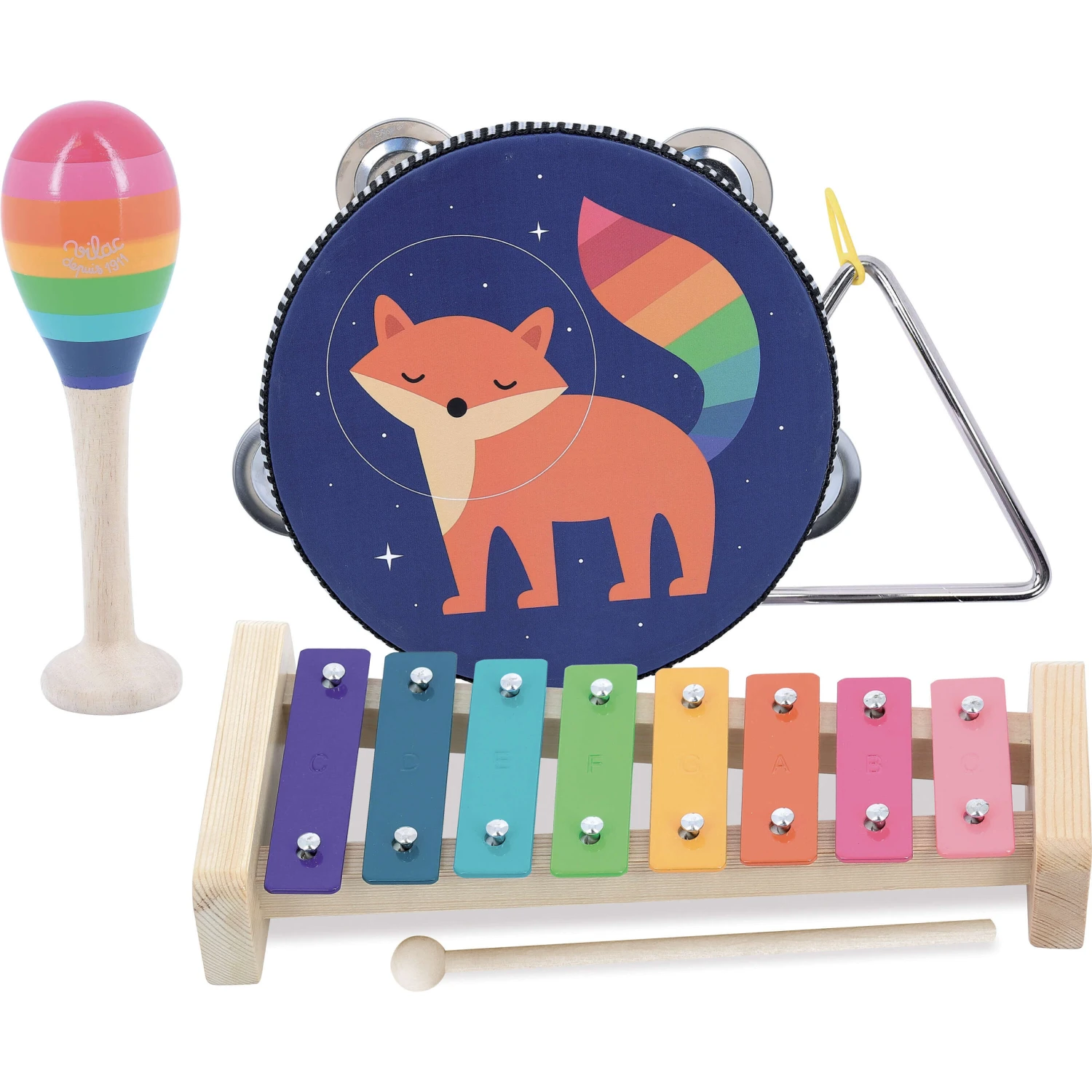 Set De Musique Arc-en-ciel Andy Westface Vilac 1 Set De Musique Arc-en-ciel Andy Westface Vilac