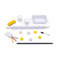 Tableau D'écolier Gris Et Jaune Janod -Jouets Pour Enfants Tableau reglable gris et jaune Janod 4