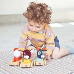 Train Ferme Chaîne De Véhicules Lilliputiens -Jouets Pour Enfants Train Ferme chaine de vehicules Lilliputiens 11