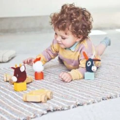 Train Ferme Chaîne De Véhicules Lilliputiens -Jouets Pour Enfants Train Ferme chaine de vehicules Lilliputiens 14