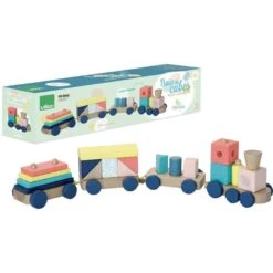 Train De Cubes Sous La Canopée Vilac -Jouets Pour Enfants Train de cubes Sous la canopee Vilac 5