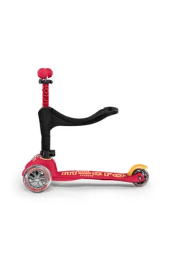 Trottinette 3-en-1 Mini Micro Deluxe+ Rouge Rubis Micro Mobility -Jouets Pour Enfants Trottinette 3en1 Mini Micro Deluxe rouge rubis Micro Mobility 4