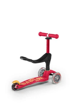 Trottinette 3-en-1 Mini Micro Deluxe+ Rouge Rubis Micro Mobility -Jouets Pour Enfants Trottinette 3en1 Mini Micro Deluxe rouge rubis Micro Mobility 7