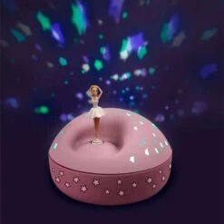 Veilleuse Projecteur D'étoiles Musical Ballerine Trousselier