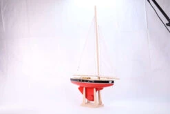 Voilier 500 En Bois Rouge 30 Cm Tirot -Jouets Pour Enfants Voilier 500 en bois rouge 30 cm Tirot 4