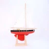 Voilier 502 En Bois Rouge 40 Cm Tirot