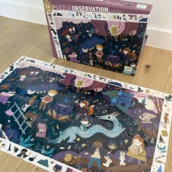 Puzzle Observation Apprentis Sorciers 54 Pcs Djeco -Jouets Pour Enfants ambiance puzzle sorciers