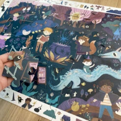 Puzzle Observation Apprentis Sorciers 54 Pcs Djeco -Jouets Pour Enfants ambiance puzzle sorciers2