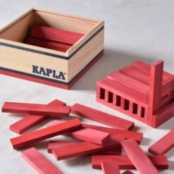 Boîte Kapla Rouge 40 Pièces Kapla -Jouets Pour Enfants carres 40 1
