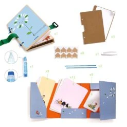 Coffret DIY Presse Et 30 Tableaux à Créer Inspirante Nature Djeco -Jouets Pour Enfants dj07974 4