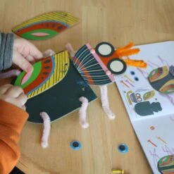 Activité Enfilage Bébêtes En Fils Chenilles Djeco 9 Activité Enfilage Bébêtes En Fils Chenilles Djeco -Jouets Pour Enfants dj08982 6 1