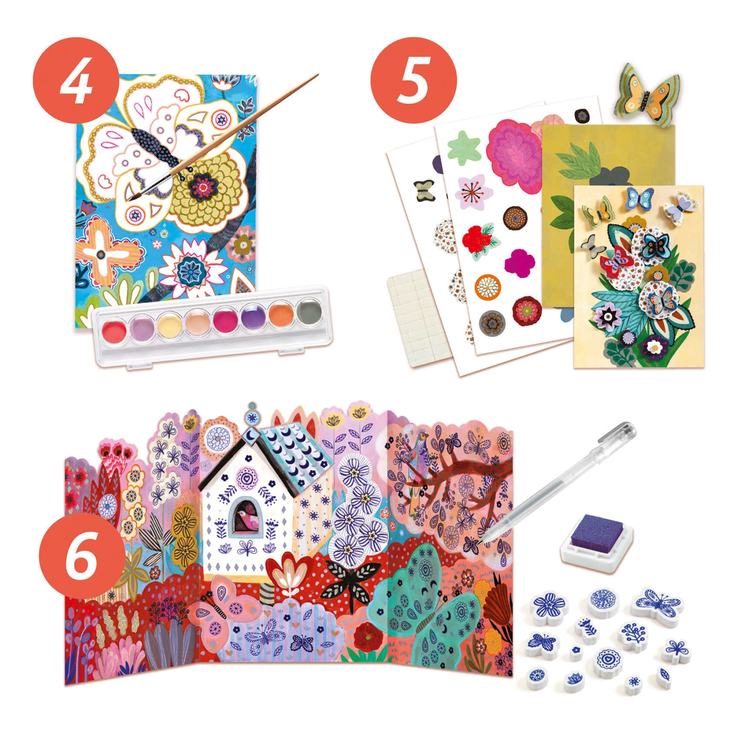 Coffret Multi Activités Le Jardin De Fleurs Djeco 5 Coffret Multi Activités Le Jardin De Fleurs Djeco – Image 5