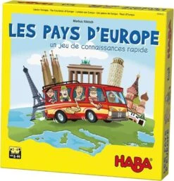 Jeu De Société éducatif Les Pays D'Europe Haba -Jouets Pour Enfants ha304533