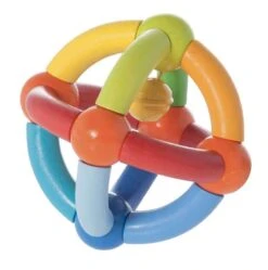 Hochet En Bois Boule Sonore Haba