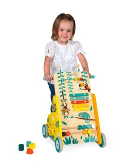 Chariot En Bois Multi-activités Tropik Janod -Jouets Pour Enfants j08269 50