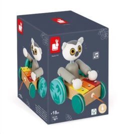 Jouet à Tirer Lémurien Xylo Tropik Janod -Jouets Pour Enfants j08270 91