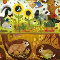 Puzzle Dessous Dessus Le Jardin 48 Pièces Crocodile Creek -Jouets Pour Enfants post 0422