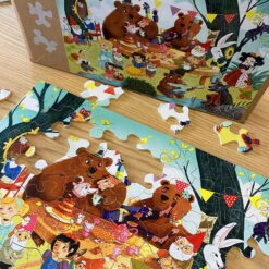Puzzle En Bois Il était Une Fois 50 Pcs Michèle Wilson -Jouets Pour Enfants puzzle il etait une fois michele wilson2