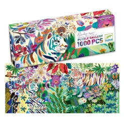 Puzzle Gallery Rainbow Tigers 1000 Pièces Djeco