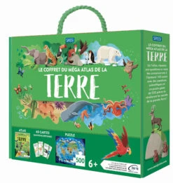 Le Coffret Méga Atlas De La Terre Sassi Junior